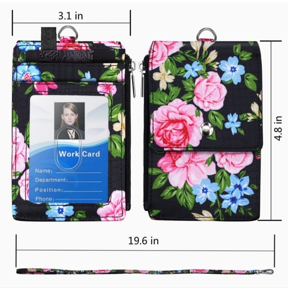 Fkora Badge Holder with Zipper - Picture 14 of 15